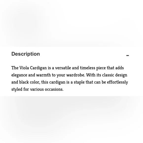 Elegant White Cardigan Sweater - Picture 4 of 4